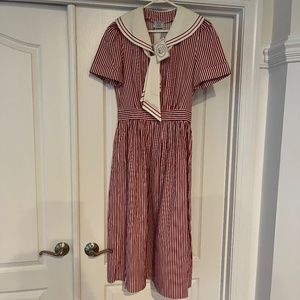 Vintage Laura Ashley Sailor Dress